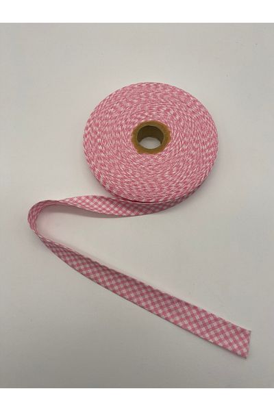 Ak Tuhafiye Cotton (Eagle) Plaid Piping - 25 Meters Long and 2 cm Wide Bias Ply