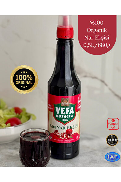 GRİMALDİ VEFA Katkısız %100 Nar Ekşisi 500ml/680gr
