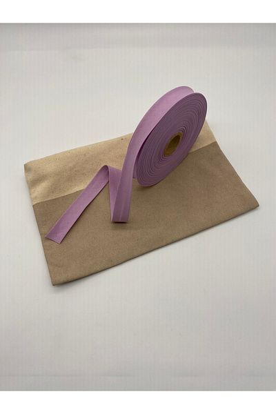 Ak Tuhafiye 100% βαμβάκι (Koton) Piping Lilac 25 μέτρα μήκος - 2 cm πλάτος - Bias Ply Cotton Piping 25 μέτρα Νο:6