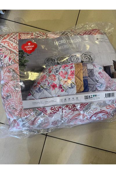 Cotton Box 195X215 cm Double Printed Micro Quilt Assortment