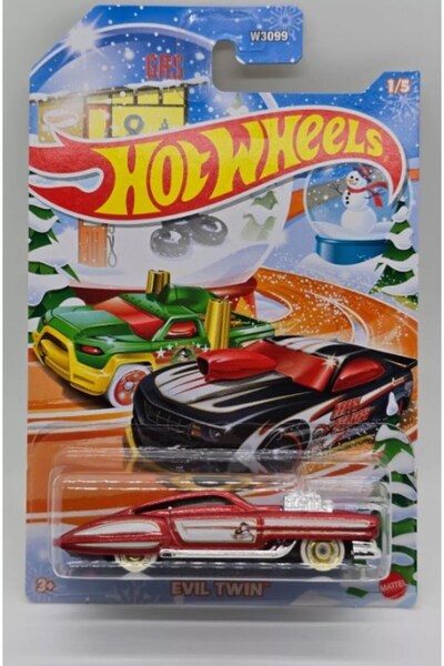 HOT WHEELS سيارة عيد الميلاد ذات العجلات الساخنة لعام 2024 - EVIL TWIN
