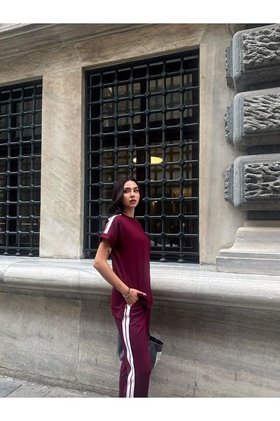 Kayaka triko Modal Cloth Stripe Tracksuit