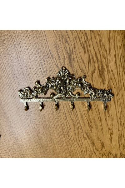hediye ESTERHOMEDECOR Pirinç küçük anahtar askılığı 22*11cm