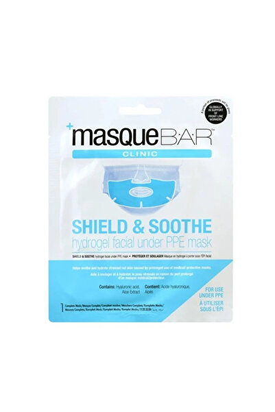 Masque تم تصميم قناع الوجه Shield & Soothe Hydrogel للاستخدام تحت قناع قناع PPE.