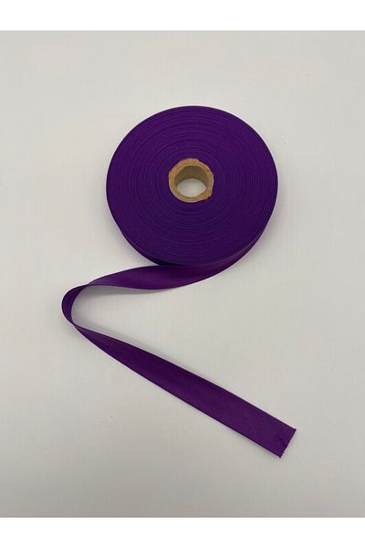 Ak Tuhafiye 100% βαμβάκι (Koton) Piping Purple 25 μέτρα μήκος - 2 cm πλάτος - Bias Ply Cotton Piping 25 μέτρα No:82