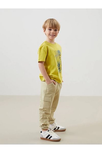 LC Waikiki LCW Kids Khaki Elastic Waist Jogger Αγόρια Φούτερ