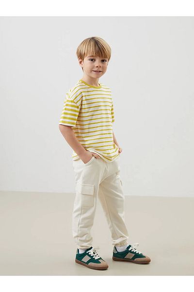 LC Waikiki LCW Kids Khaki Elastic Waist Jogger Αγόρια Φούτερ