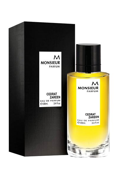 zareen Monsieur Cedrat perfume by Zarin 100ml