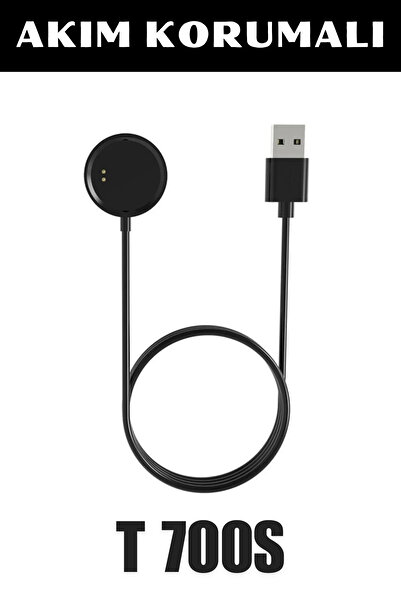 Nice For You T700S Smart Watch Uyumlu Akıllı Saat Usb Akım Korumali Şarj Aleti