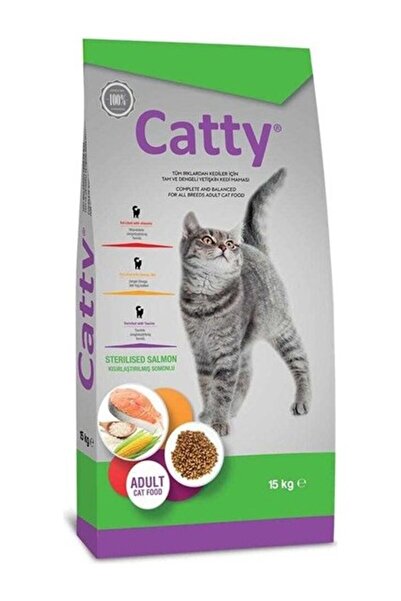 Orqinel Catty Adult Sterilised Somonlu Kısırlaştırılmış Yetişkin Kedi Maması ...