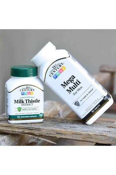 21st Century Vitamins Thistle Extract Veg Capsules, 60 Count (21338)