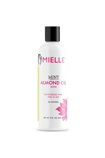 mielle organics زيت اللوز والنعناع لشعر وفروة رأس صحية، 8 أونصات