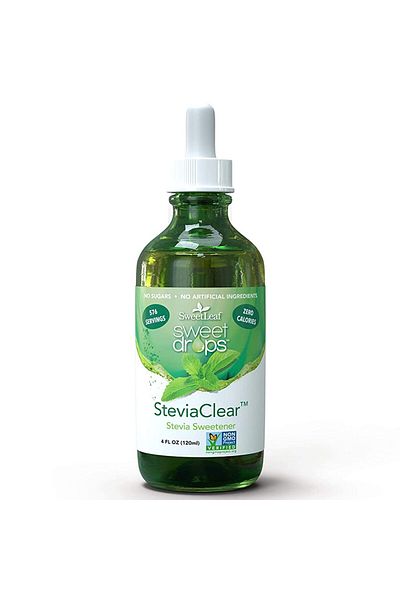 SweetLeaf Sweet Drops Organic Stevia Liquid Sweetener, Zero Calorie, Keto, Non-GMO, 4 Fl Oz