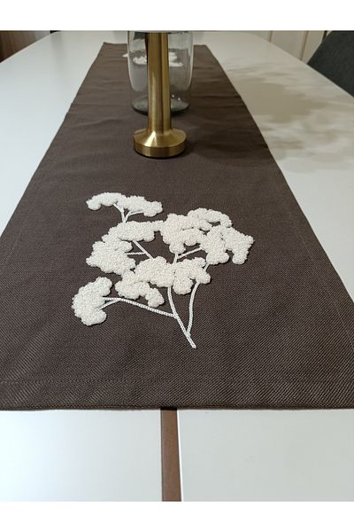Home Bud Patterned Punch Embroidered Runner 38X130 cm