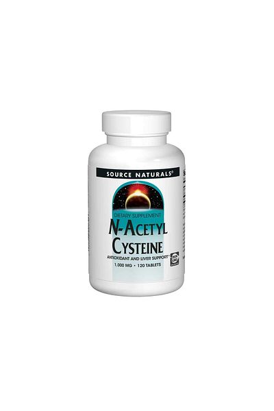 source naturals N-Acetyl Cysteine 1000 mg Antioxidant & Respiratory Support - 120 Tablets