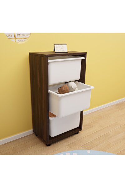 Golden Bark 3-drawer storage cabinet, organizes home needs and organizes children's toys