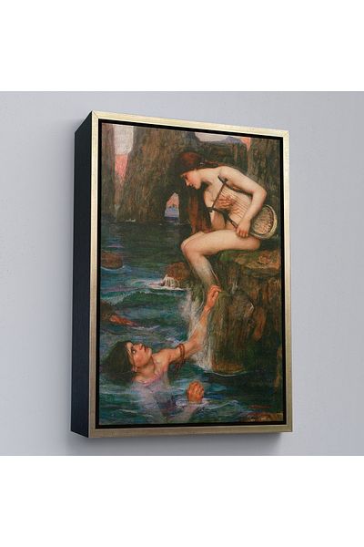 Harita Sepeti John William Waterhouse με καφέ πλαίσιο 1849-1917 Αγγλία Ζωγραφική τοίχων
