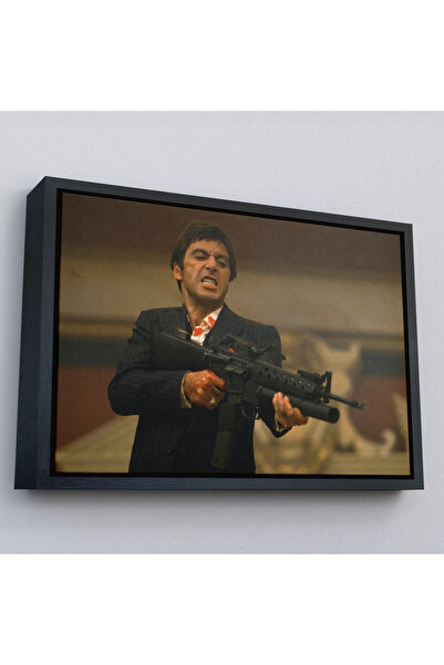 Harita Sepeti Slika na platnu "Scarface Alpacino" italijanske mafije sa crnim...