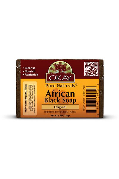 Okay AFRICAN BLACK ORIGINAL SOAP 5.5oz / 142gr