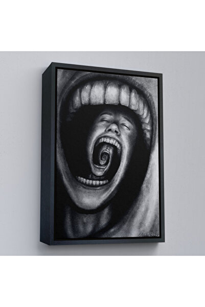 Harita Sepeti Depresija i umetnost Zidna slika na platnu sa crnim okvirom