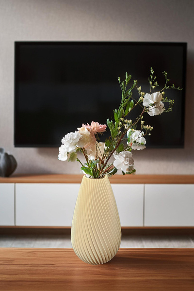 N NOXXO Bohemian Style Large Size Elegant Nordic Vase Colorful Large Size Vegan Pla Cream