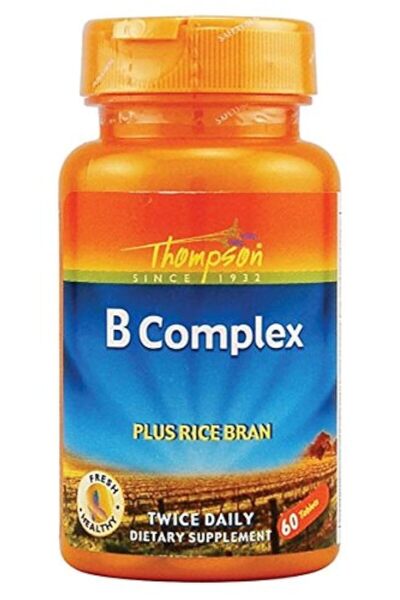 Thompson B Complex w/Rice Bran Oil Thompson 60 Tabs