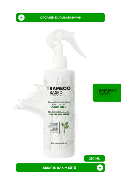Bamboo Based Professional Green Line Durulanmayan Keratin Bakım Sütü 250ml
