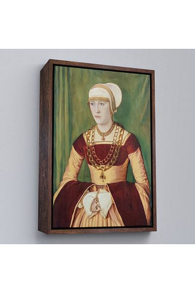 Harita Sepeti Pictură de Ursula Rudolph de Barthel Beham cu cadru alb