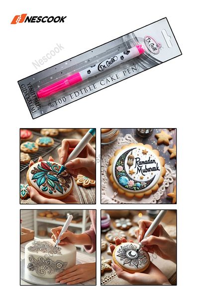 nescook Dr.Gusto Edible Food Pen - Pink
