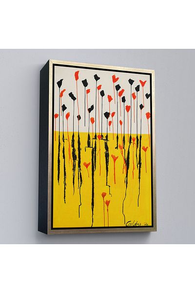 Harita Sepeti Alexander Calder με χρυσό πλαίσιο - Τέχνη Drops - Drops
