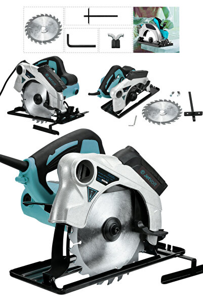 JetVolt Profesional Elektrikli Sunta Kesme Makinası Daire Testere - Mavi