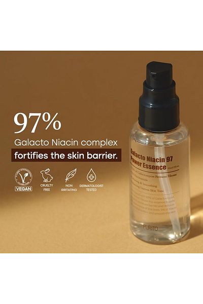 Purito Galacto Niacin 97 Power Essence 2 fl.oz /92% galactomyces/fermented/Treatment essence/pore control