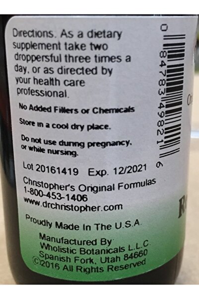 Christopher's Original Formulas Dr. Christopher Female Reproductive, 2 Ounce