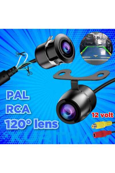 Twogo KELEBEK APARATLI ARAÇ KAMERASI ÖN YAN VEYA ARKA KULLANIMA UYUMLUDUR 12 V