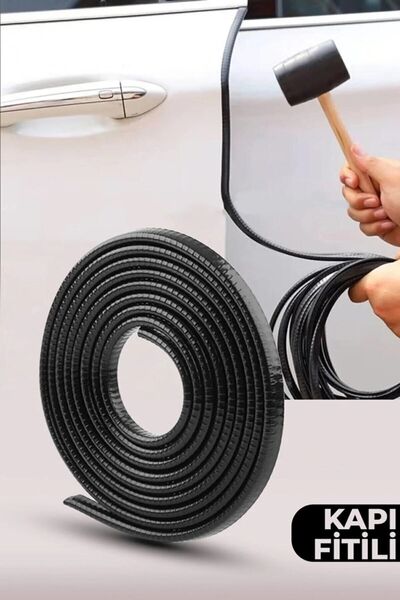 BoostZone - Araç Kapı Koruma Fitili 5metre Siyah