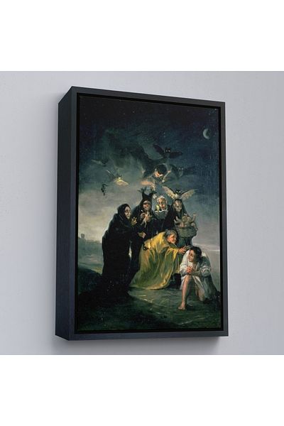 Harita Sepeti Μαγικός πίνακας Francisco Goya στο μουσείο του Madrid Spain Lázaro Galdiano με χρυσό πλαίσιο