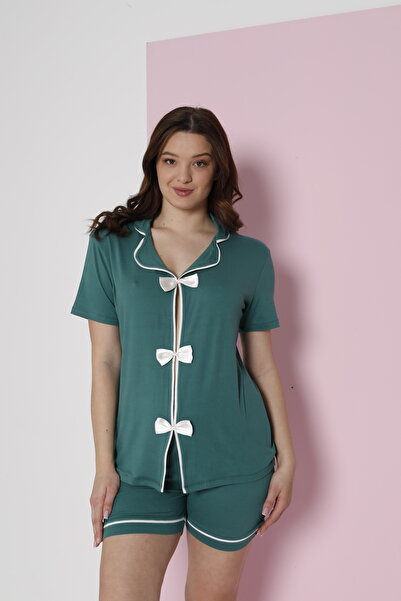 ELİTOL BAMBOO FİYONKLU ŞORTLU TAKIM