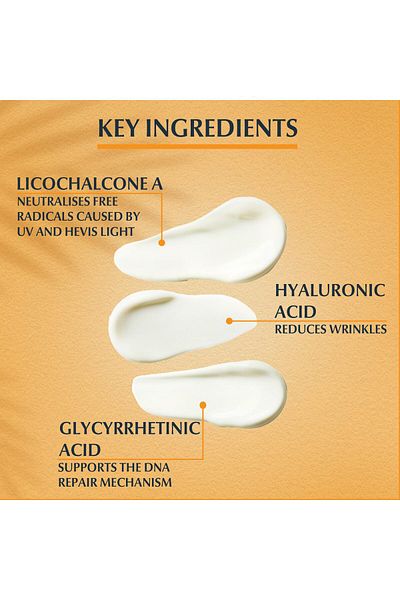 Eucerin Face Sunscreen SPF 50, Anti-Age Sun Fluid, UVA/UVB Protection, Wrinkle Reduction, Make-Up Base, 50ml