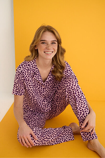 ELİTOL طقم بيجامة هيلين بأزرار