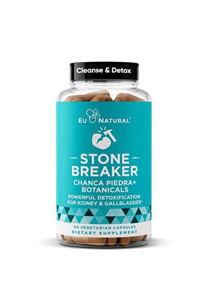 Eu Natural Chanca Piedra Stone Breaker – Kidney & Gallbladder Cleanse – Detox Urinary Tract – 60 Vegan Capsules