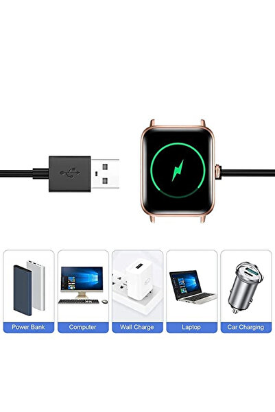 Nice For You T700 + Ultra  Smart Watch Uyumlu Akıllı Saat Usb Akım Korumali Şarj Aleti