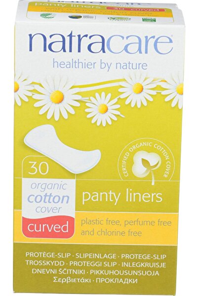 Natracare Organic Natural Curved Panty Liners Ea 30 Count Multi
