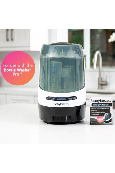 BABY BREZZA Official Detergent Soap Tablets for Baby Brezza Bottle Washer Pro, 120 Tablets