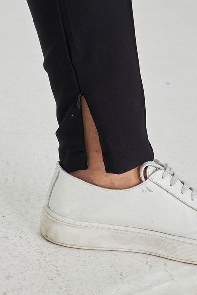 ZİNOX Men's Slim Fit Jogger with Side Pockets, Elastic Laces, Zippered Legs