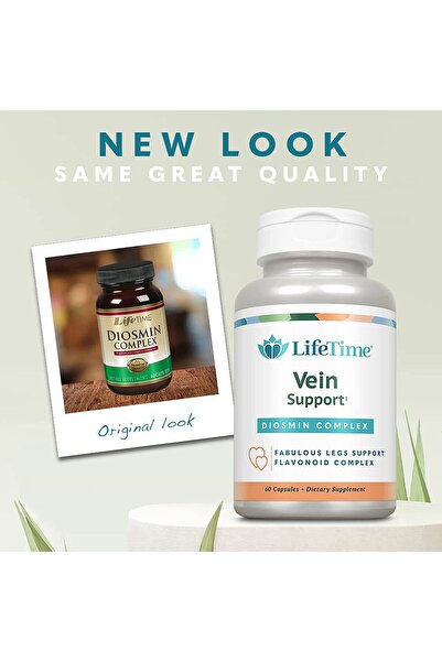 LifeTime Diosmin Flavonoid Complex | Circulation, Vein & Heart Support with Horse Chestnut | 60ct