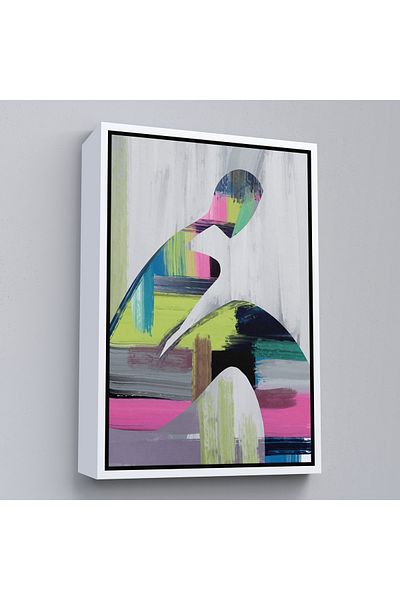 Harita Sepeti Tablou Pop Art Abstract People cu cadru alb