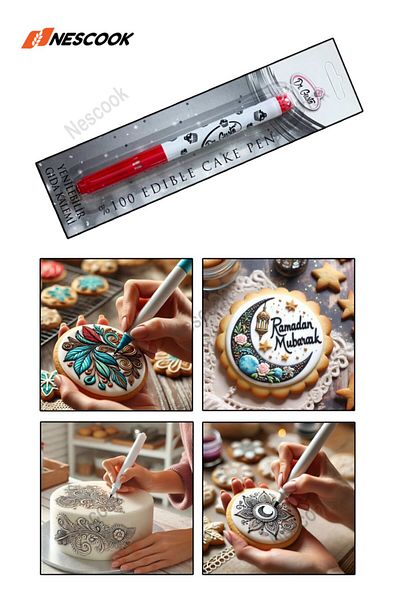 nescook Red Dr.Gusto Edible Food Pen