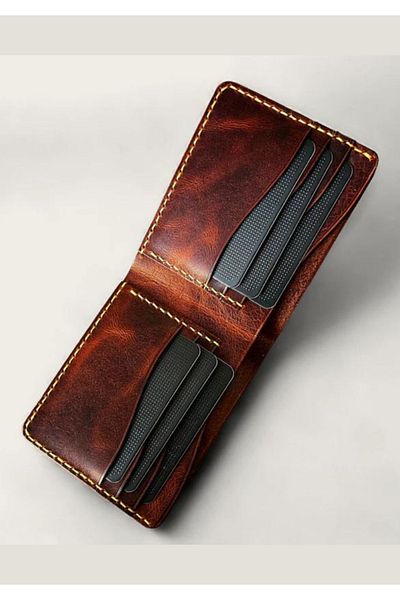 Safir Leather Ιταλικό Δερμάτινο Κλασικό Πορτοφόλι - Frisco