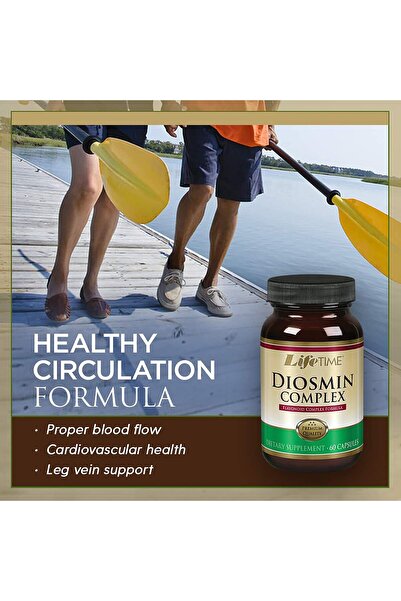 LifeTime Diosmin Flavonoid Complex | Circulation, Vein & Heart Support with Horse Chestnut | 60ct