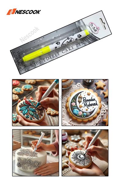 nescook Dr.Gusto Edible Food Pen - Yellow